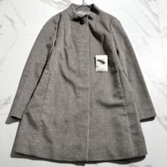 【美品】ダーマコレクション ロロピアーナ カシミヤ100% ピーコート グレー ロロピアーナ｣｢カシミヤ100％オーバーコート・特別価格にてお仕立て