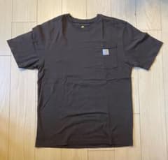 Carhartt ブラウン　ロゴTシャツ　Mサイズのサムネイル