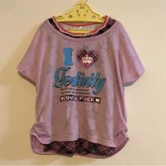 子供服 150cm 重ね着 カットソー 3wayのサムネイル