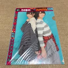 セブンイレブン限定　乃木坂46私服クリアファイル　西野七瀬　橋本奈々未のサムネイル