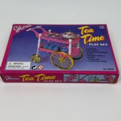 ドール用ミニチュア スイーツワゴン　gloria Tea Time プレイセットのサムネイル