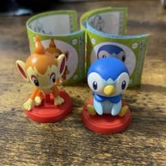 値下げ中★ポッチャマ&ヒコザル★ポケットモンスター 旅立ちの3匹 チョコエッグのサムネイル