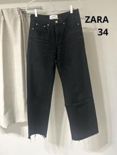 ZARAブラック ストレートデニムのサムネイル