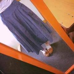 ジーンズ生地 ロングスカートのサムネイル