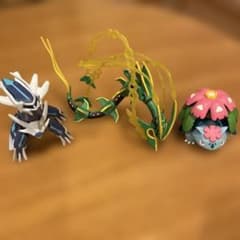 ポケモン フィギュア 3体セット フシギバナ ディアルガ レックウザのサムネイル