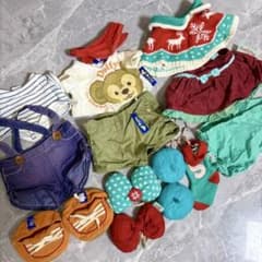 ダッフィー シェリーメイ Sサイズ ぬいぐるみ用コスチューム・服 まとめ売りのサムネイル