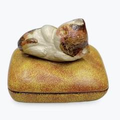 香合4点セット まとめ売り 九谷焼 良山 陶器製 木製 蛤 | Mua