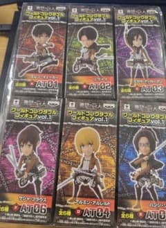 進撃の巨人 ワールドコレクタブルフィギュアvol.1 未開封 全6種 - メルカリ