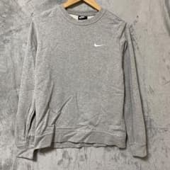 【L2707】NIKE スウェットトレーナー サイズL グレーのサムネイル