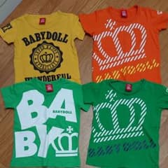 BABYDOLLTシャツ4枚まとめ売りのサムネイル