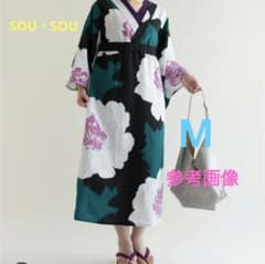 値下げ【極美品】SOU・SOU　ゆかたみたて　芍薬［廃盤カラー］M 値下げ【極美品】SOU・SOU ゆかたみたて 芍薬［廃盤カラー］M - メルカリ