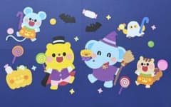 壁面飾り ハロウィン¨̮♡のサムネイル