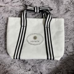 saraie リボン付き ミニトートバッグのサムネイル
