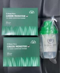 グリーンモンスター 乳酸菌 青汁 2箱シェイカー付き - メルカリ