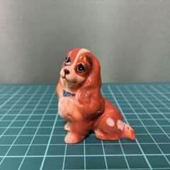 昭和】【レトロ】陶器製 レディ ディズニー映画『わんわん物語