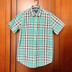 GapKids キッズ 半袖チェックシャツ 150cmのサムネイル
