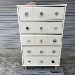 francfranc ラーナ チェスト ハイ W602×H1013 ツマミ変更済 - メルカリ