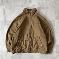 USA古着 DRI DUCK ダックジャケット ワーク 企業 裏地チェック XL