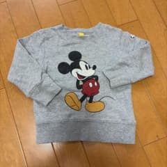 Disney ミッキーマウス トレーナー グレーのサムネイル