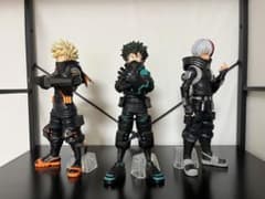 一番くじ　ヒロアカ　緑谷　爆豪　轟　ワールドヒーローズミッション 3枚セットのサムネイル