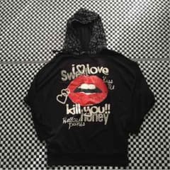 HELLCATPUNKS ヘルキャ ドルマン リップ ヒョウ柄 パーカーのサムネイル