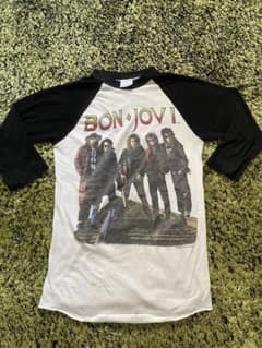 バンドT 古着ヴィンテージ 1988年 BON JOVI バンドT ラグラン - メルカリ