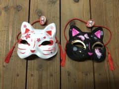 ☆イベント　コスプレに☆猫面2枚セットのサムネイル