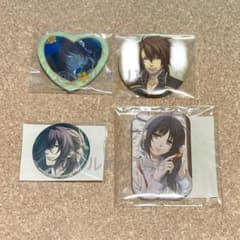 薄桜鬼 沖田総司 雪村千鶴 缶バッジ ハート缶バッジ AGF 限定 セット