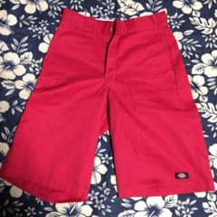 ディッキーズ ハーフパンツ レッドのサムネイル