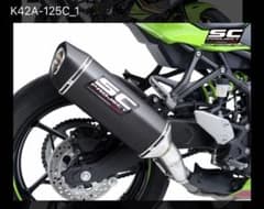 ZX4R SC PROJECT SC1-S スリップオンマフラー（公道走行可）のサムネイル