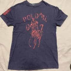 ポロ　ラルフローレン Tシャツ　ネイビー　140 ビッグポニーのサムネイル