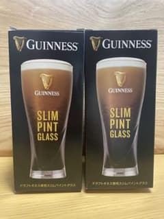 【未使用】GUINNESS スリムパイントグラス 2個セットのサムネイル
