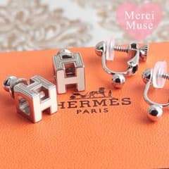 ❤お得なお品❤カージュドアッシュピアス ホワイト エルメス 