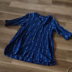 やんこ様専用　藍染シャツのサムネイル