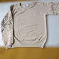 Style Lee レース袖 長袖ニット ベージュのサムネイル