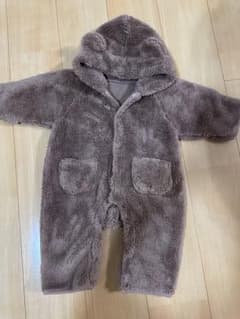 ベビー アウター くま耳 ボア 50-70cmのサムネイル