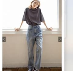 ハイウエストストレートデニムパンツ[gm297]のサムネイル