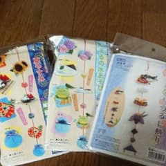 ちりめんのはんなりつるし飾り三点のサムネイル