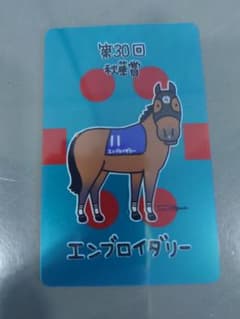 JRA Welcomeチャンス エンブロイダリー クリアカード 競馬場 秋華賞