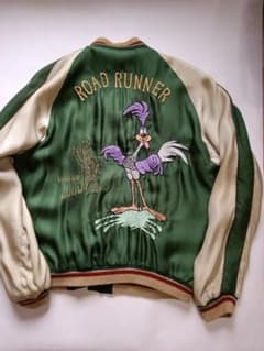 テーラー東洋 スカジャン ロードランナー×龍 サテン×サテンモデル テーラー東洋 スカジャン ロードランナー×龍 サテン×サテンモデル