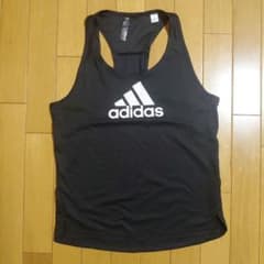 adidas スポーツタンクトップ/ ヨガ/黒のサムネイル