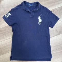 Polo Ralph Lauren ポロシャツ ネイビー 刺繍ロゴのサムネイル