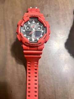 CASIO G-SHOCK 赤 白 2本セット 電池切れのサムネイル