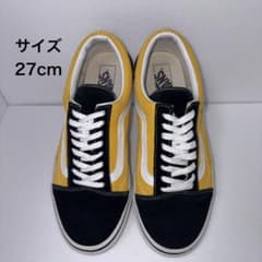 VANS Old Skool イエロー ブラック スニーカー 箱なしのサムネイル