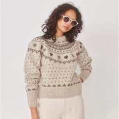 searoomlynn ハートノルディックニット - メルカリ