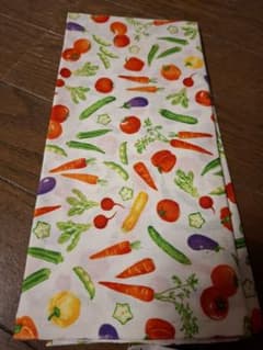 野菜柄布 108×50のサムネイル