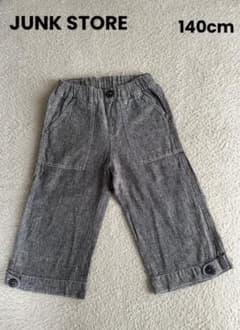 JUNK STORE ハーフパンツ 140 グレー キッズ ボトムスのサムネイル