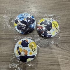 ハイキュー Prayingマスコット缶バッジ 烏野 日向翔陽 影山飛雄 月島蛍のサムネイル