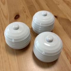 茶碗蒸し椀 3個セット 蓋付き - メルカリ