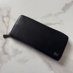 PORTER 吉田カバン 長財布 ラウンドファスナー ブラック - メルカリ
